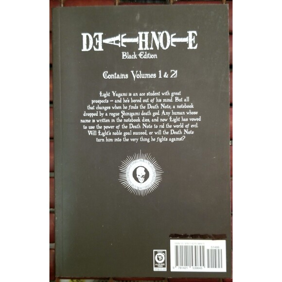 2010 Death Note Black Edition #1 Vol. 1 & 2 Tsugumi Ohba & Takashi Obata Viz TPB - Picture 2 of 2